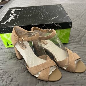 Sam Edelman Beige Strappy Heels